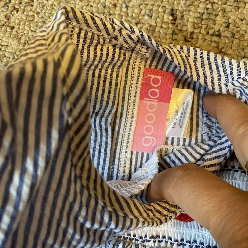 Baby Girl Clothing Lot of 4 Spring Summer Dress Shorts Size 6/9/12M Mixed Brand